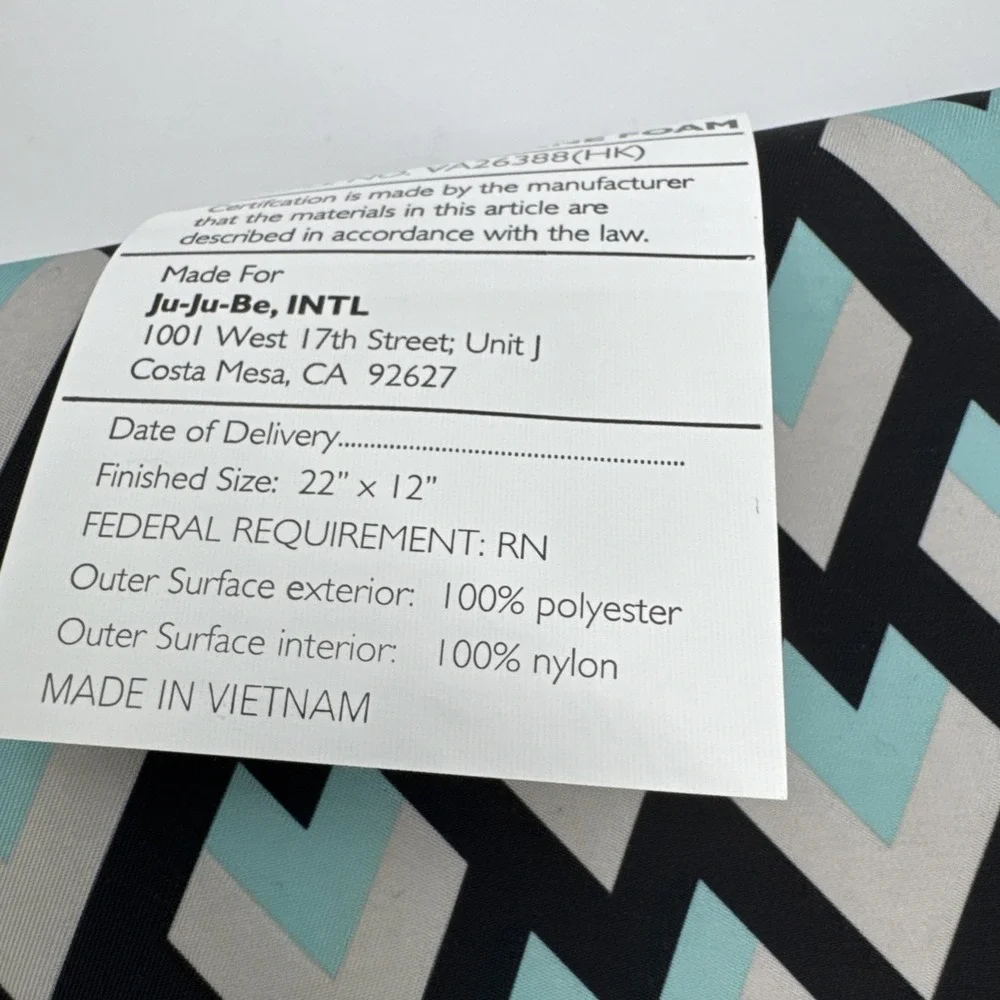 NWT Ju-Ju-Be B.F.F. Backpack Baby Diaper Bag Black Diamond Machine Washable Tote